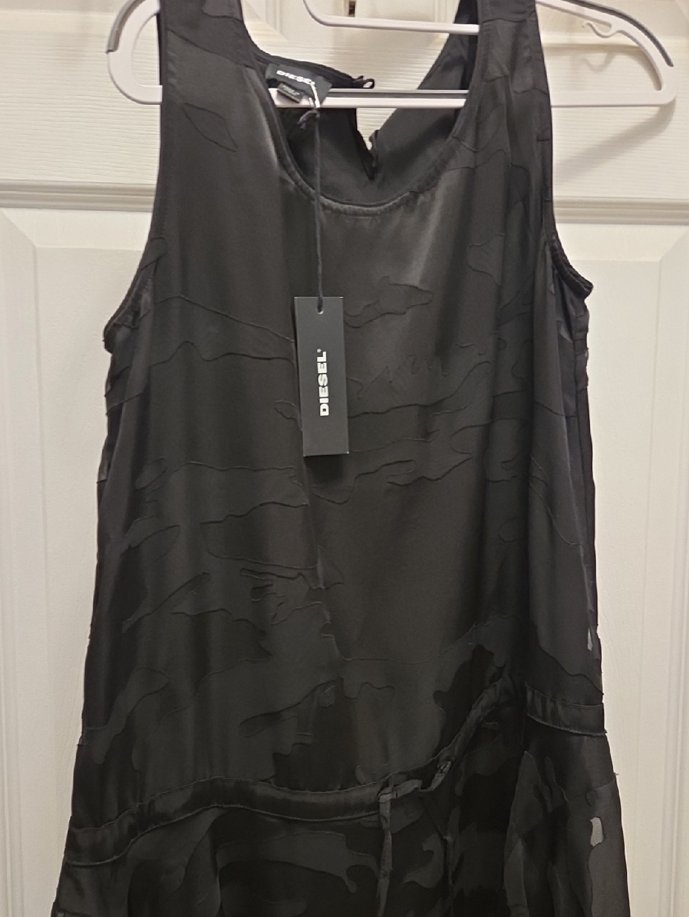 Diesel Dolores Dress With Drawstring Waist And A Very Flouncy Bottom.  Youth16